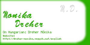 monika dreher business card